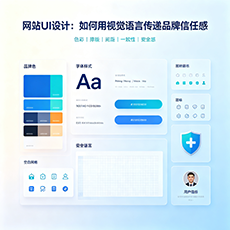 克孜勒苏建站-网站UI设计：如何用视觉语言传递品牌信任感
